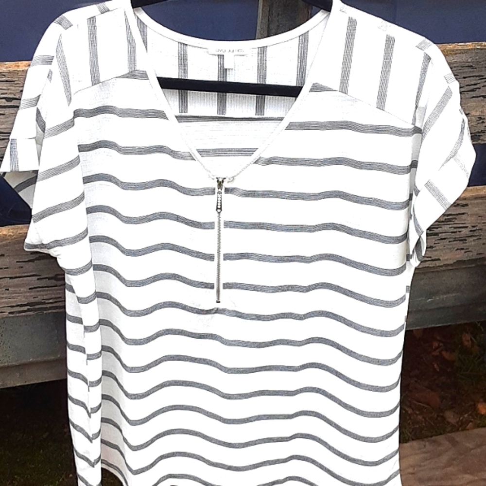 Ava James strip Blouse
